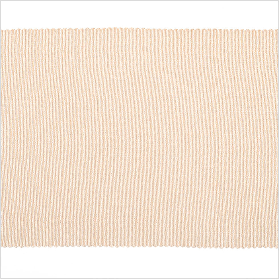 3" Ivory Rayon Petersham Grosgrain Ribbon